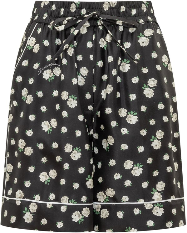 Dolce & Gabbana Shorts con Coulisse e Stampa Floreale