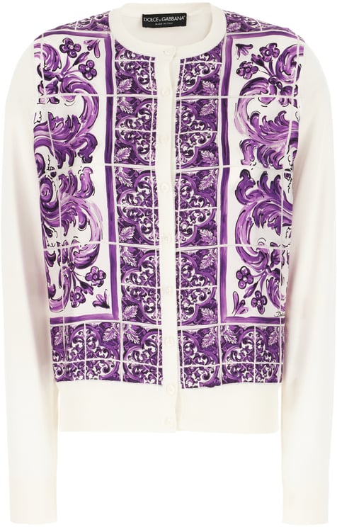 Dolce & Gabbana Dolce&gabbana Printed silk cardigan