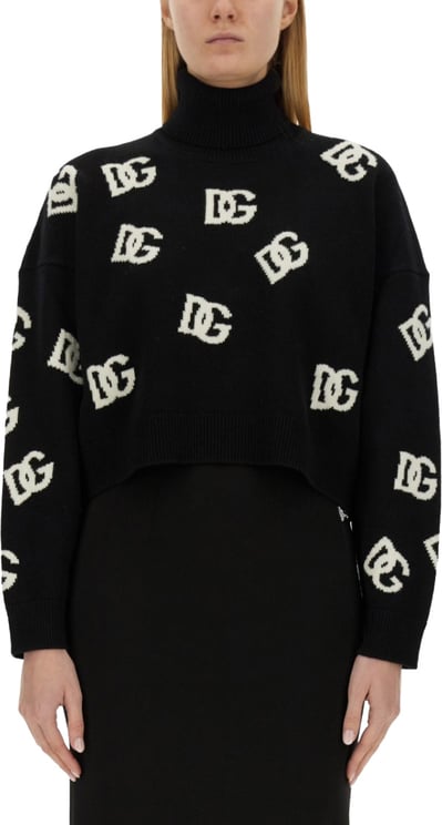 Dolce & Gabbana Jersey With Logo Inlay