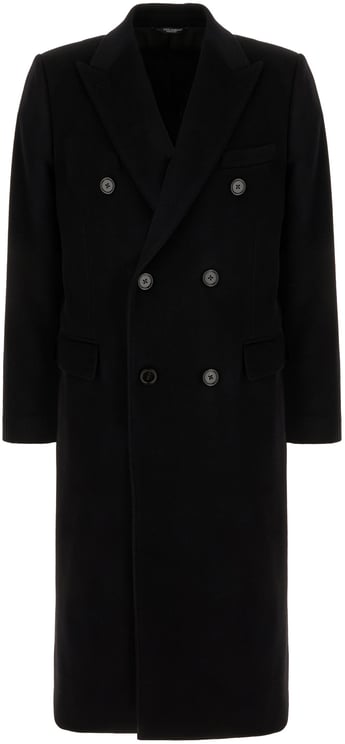 Dolce & Gabbana Dolce&gabbana Black wool blend coat