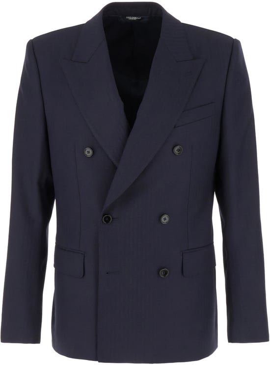 Dolce & Gabbana Dolce&gabbana Midnight blue wool blazer