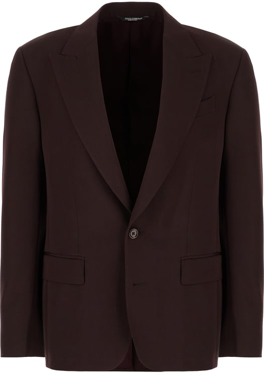Dolce & Gabbana Dolce&gabbana Plum wool blazer