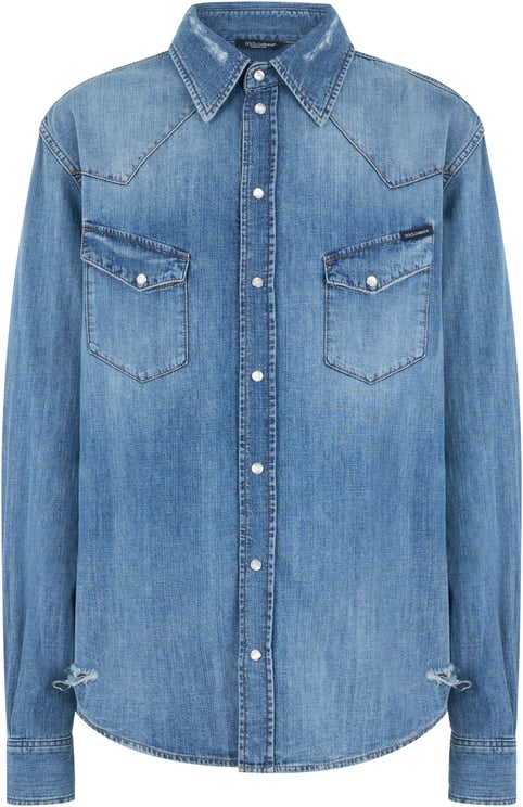 Dolce & Gabbana Denim shirt made of cotton