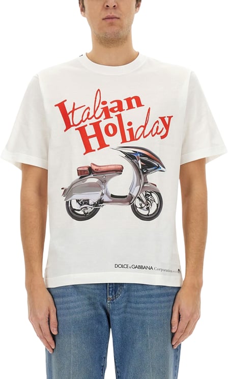 Dolce & Gabbana T-Shirt With "Wasp" Print