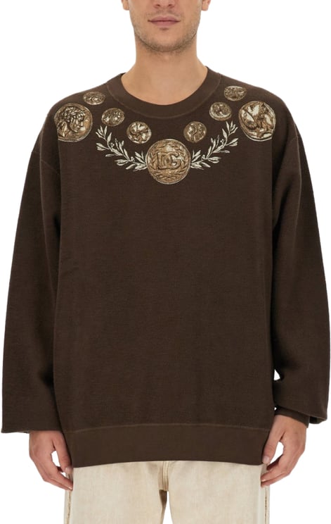Dolce & Gabbana Coin Print Sweatshirt