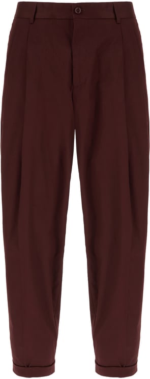 Dolce & Gabbana Dolce&gabbana Plum stretch cotton pants
