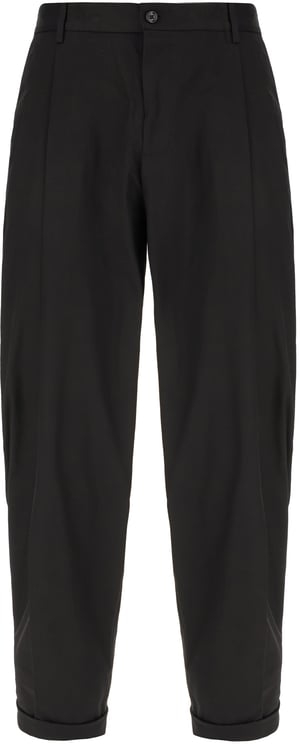Dolce & Gabbana Dolce&gabbana Black stretch cotton pants