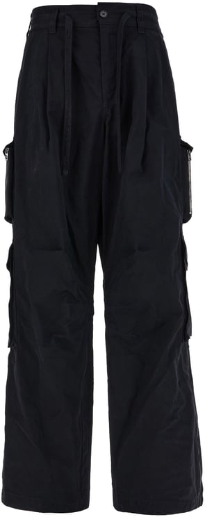 Dolce & Gabbana Dolce&gabbana Black cotton blend cargo pants