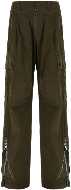 Dolce & Gabbana Dolce&gabbana Dark green cotton blend pants