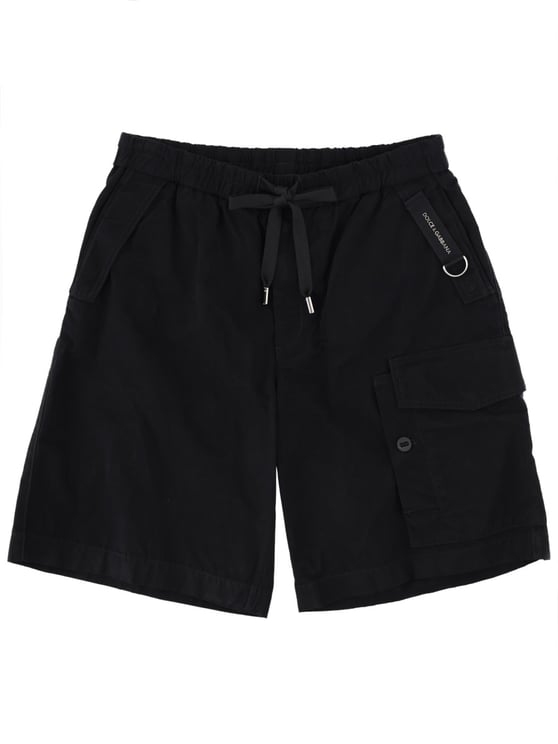 Dolce & Gabbana Relaxed Fit Functional Pockets Drawstring Shorts