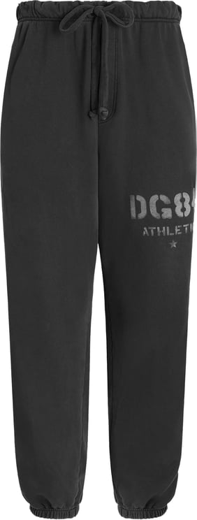 Dolce & Gabbana Black Relaxed-Fit Contrast Stripe Track Pants