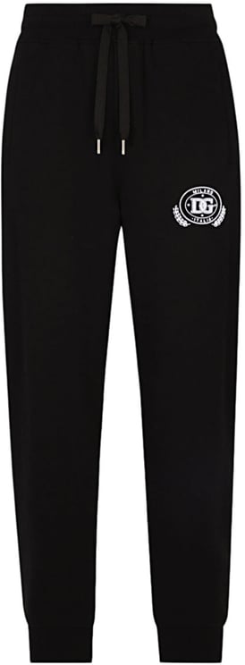 Dolce & Gabbana Pantalone jogging in jersey stampa logo D&G