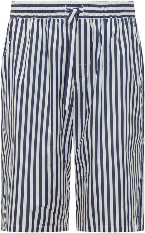 Dolce & Gabbana Pantalone Corto a Righe con Coulisse