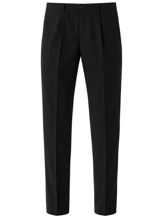 Dolce & Gabbana Tailored Straight Pressed Crease Formal Pants