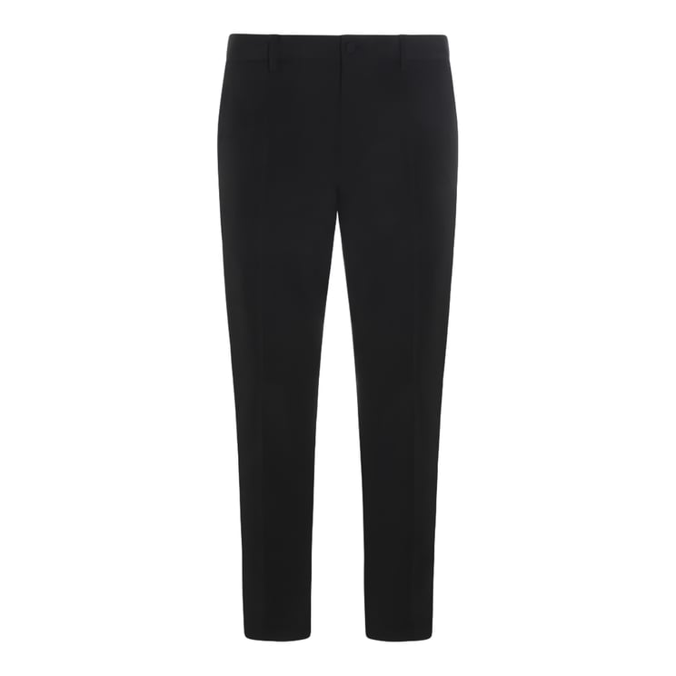 Dolce & Gabbana Tailored Black Trousers and Subtle Pleats