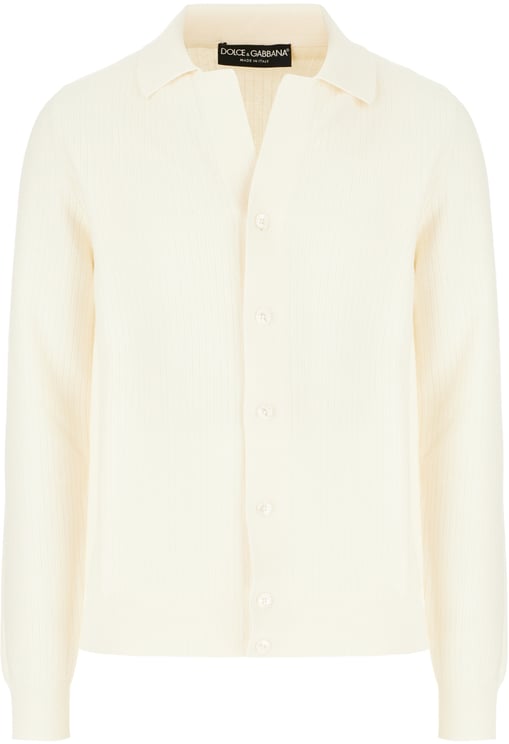 Dolce & Gabbana Dolce&gabbana Cream cotton cardigan