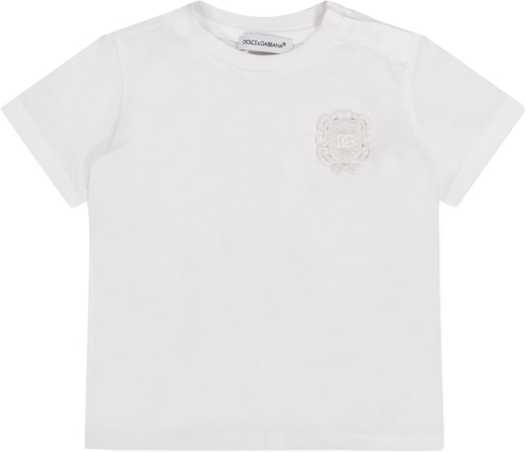 Dolce & Gabbana Dolce & Gabbana Baby Jongens T-Shirt In Wit