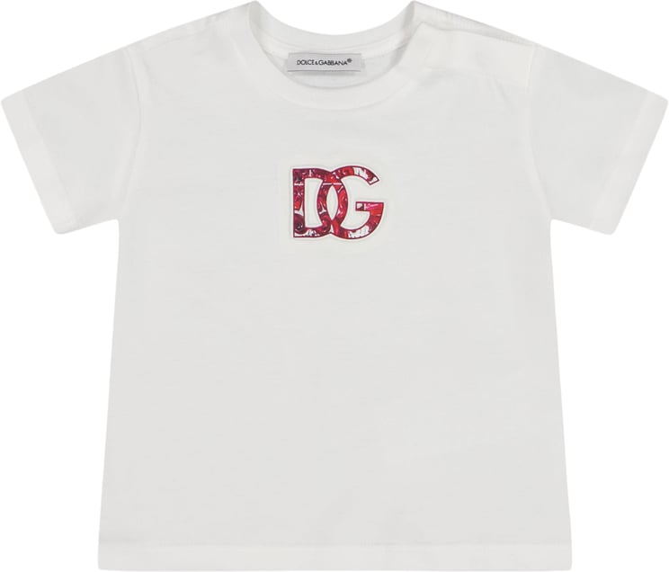Dolce & Gabbana Dolce & Gabbana Baby Jongens T-Shirt In Wit