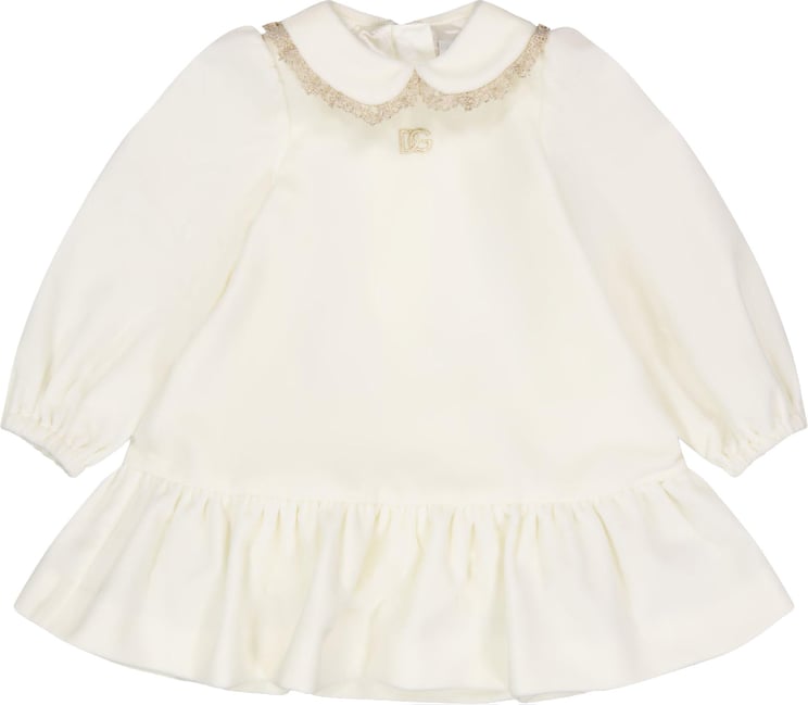 Dolce & Gabbana Dolce & Gabbana Baby Meisjes Jurk In Off White