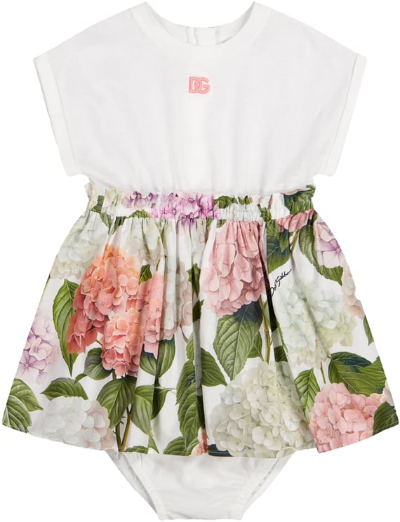 Dolce & Gabbana Dolce & Gabbana Baby Meisjes Jurk In Licht Roze