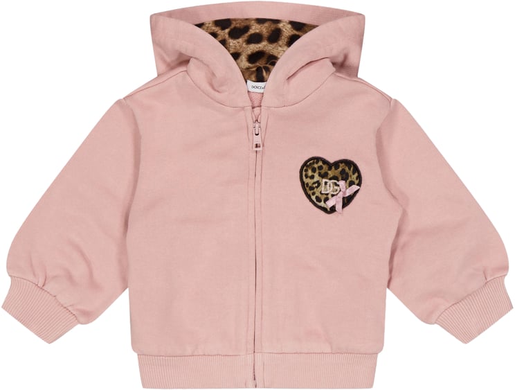Dolce & Gabbana Dolce & Gabbana Baby Meisjes Vest In Licht Roze
