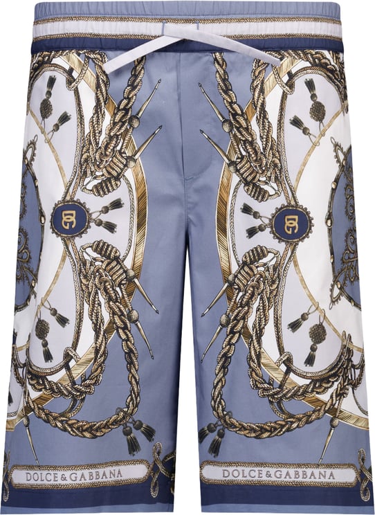 Dolce & Gabbana Dolce & Gabbana Kinder Jongens Shorts In Blauw