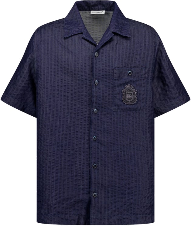 Dolce & Gabbana Dolce & Gabbana Kinder Jongens Blouse In Donker Blauw