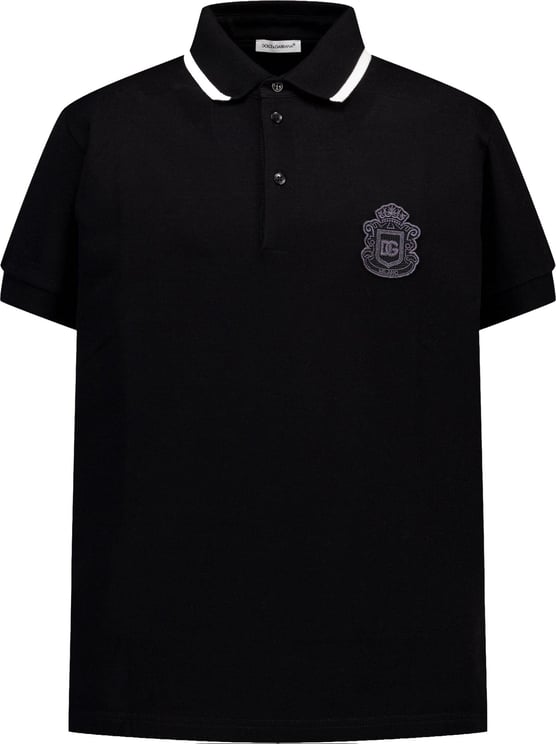 Dolce & Gabbana Dolce & Gabbana Kinder Jongens Polo In Zwart