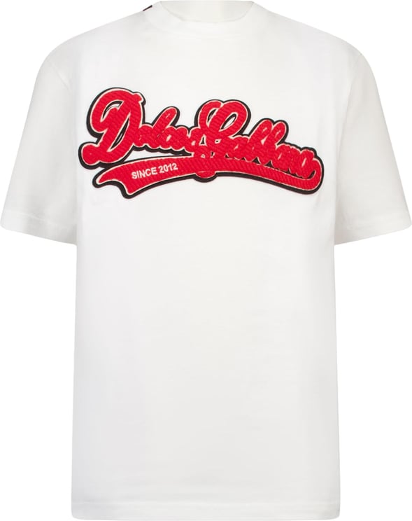 Dolce & Gabbana Dolce & Gabbana Kinder Jongens T-Shirt In Wit