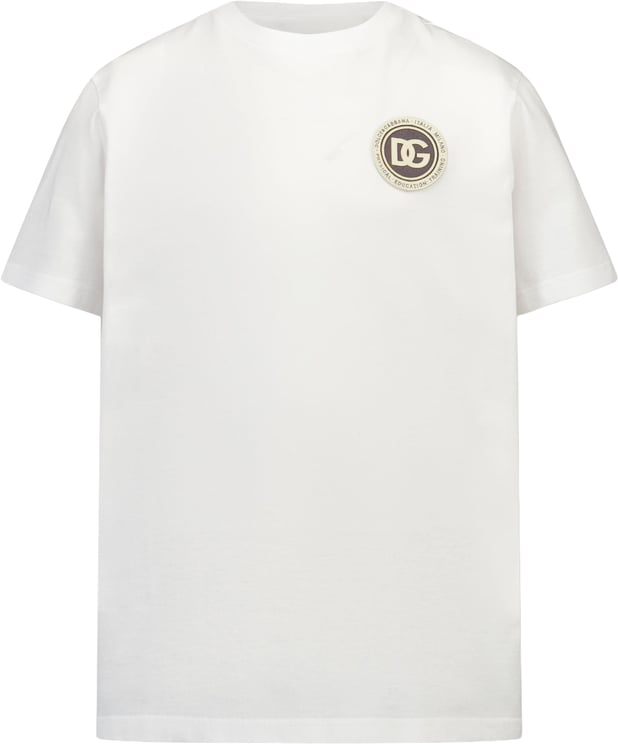 Dolce & Gabbana Dolce & Gabbana Kinder Jongens T-Shirt In Wit