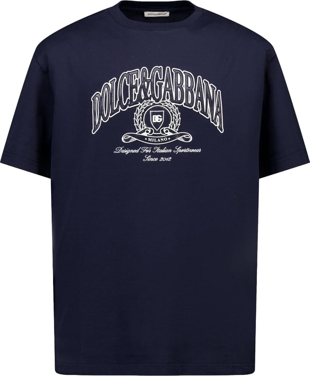 Dolce & Gabbana Dolce & Gabbana Kinder Jongens T-Shirt In Navy