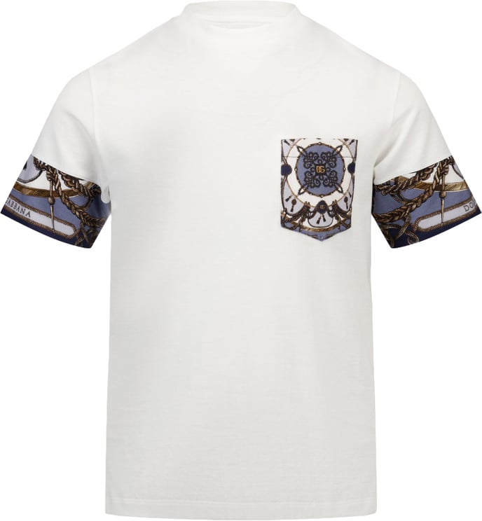Dolce & Gabbana Dolce & Gabbana Kinder Jongens T-Shirt In Wit