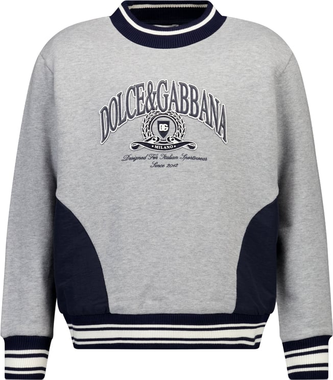 Dolce & Gabbana Dolce & Gabbana Kinder Jongens Trui In Grijs