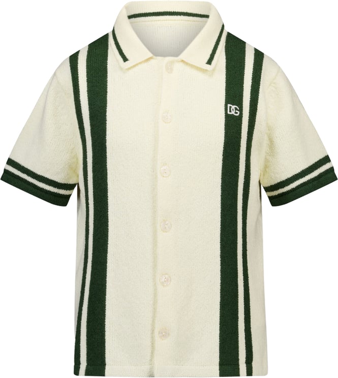 Dolce & Gabbana Dolce & Gabbana Kinder Jongens Blouse In Off White