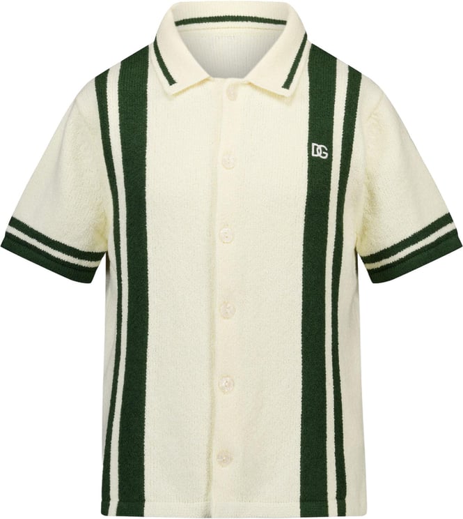 Dolce & Gabbana Dolce & Gabbana Kinder Jongens Blouse In Off White