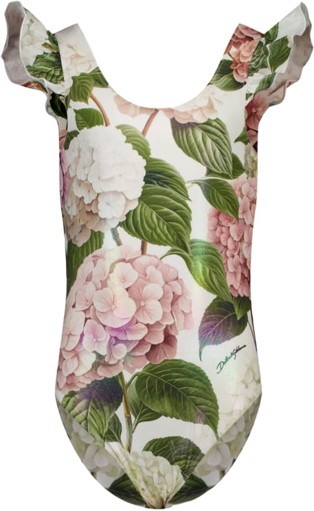 Dolce & Gabbana Dolce & Gabbana Kinder Meisjes Zwemkleding In Licht Roze