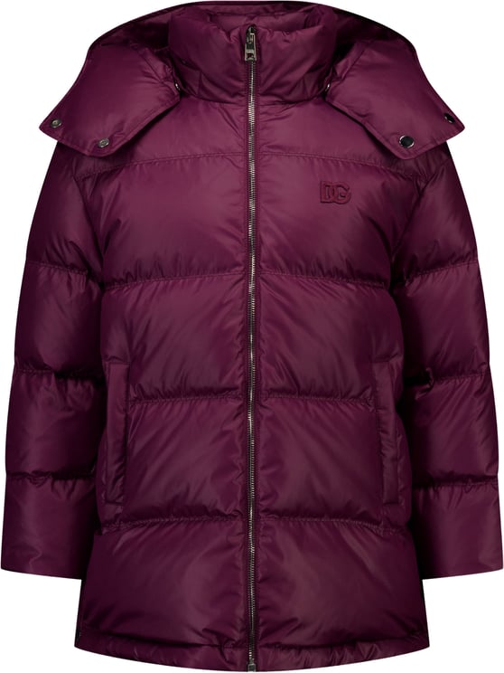 Dolce & Gabbana Dolce & Gabbana Kinder Meisjes Winterjas In Bordeaux