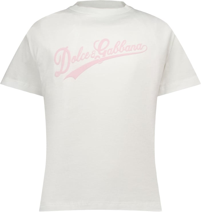 Dolce & Gabbana Dolce & Gabbana Kinder Meisjes T-Shirt In Wit
