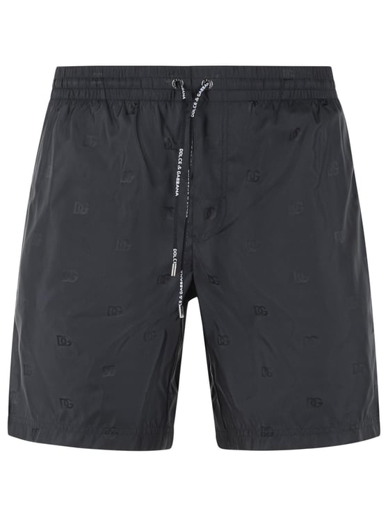 Dolce & Gabbana Black Polyamide Swimsuit