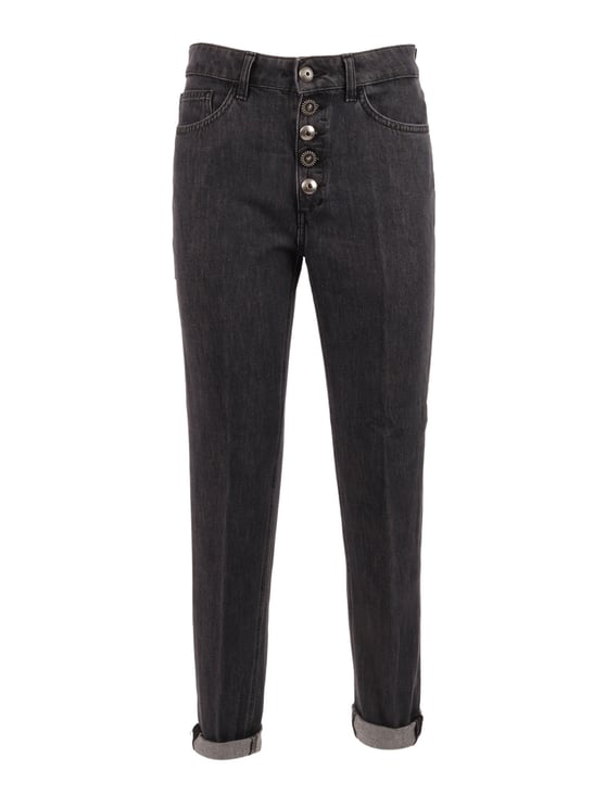 Dondup Mid Rise Koons Straight-Leg Pants
