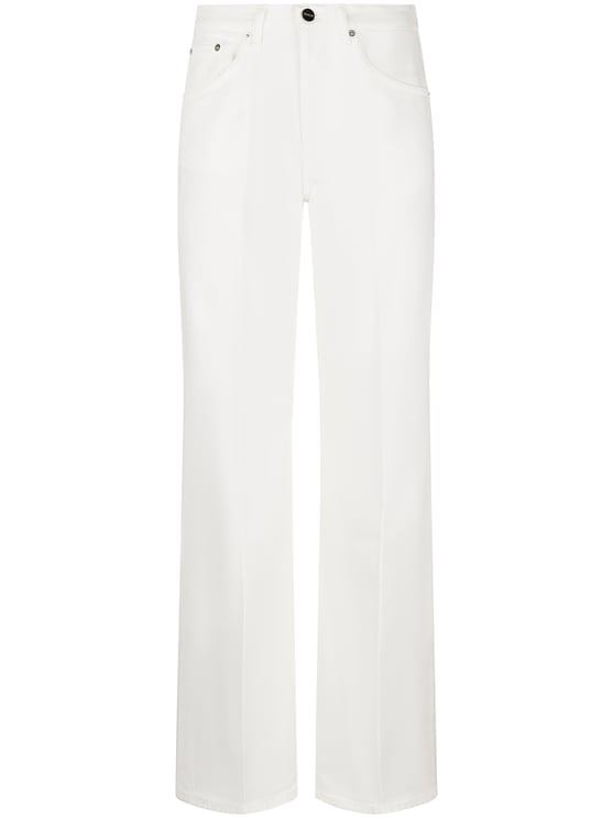 Dondup Wide-Leg Jeans with High Waist