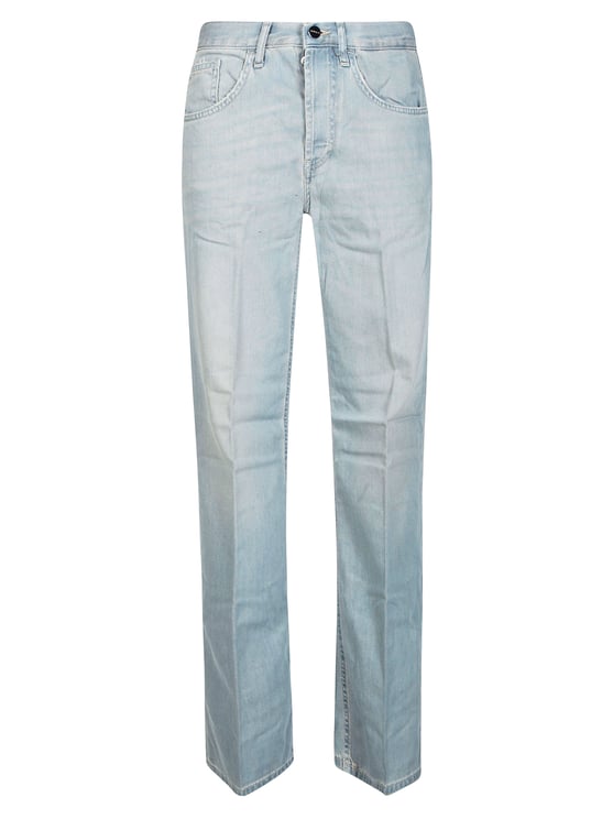Dondup Light Wash Straight Leg Jeans