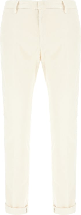 Dondup Dondup Ivory stretch cotton pants
