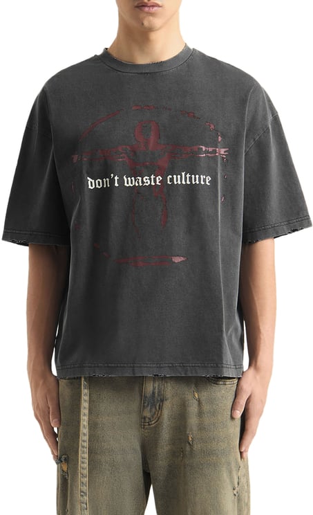 Don't Waste Culture Veyric T-shirt | Washed Black