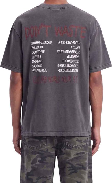Don't Waste Culture Jovi T-shirt | Washed Black