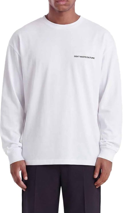 Don't Waste Culture Quasi Longsleeve | White