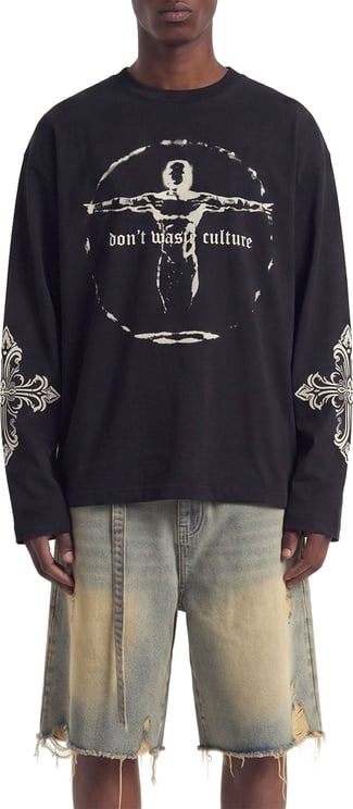 Don't Waste Culture Ator Longsleeve | Black