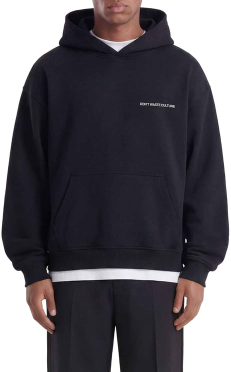 Don't Waste Culture Nael Hoodie | Black
