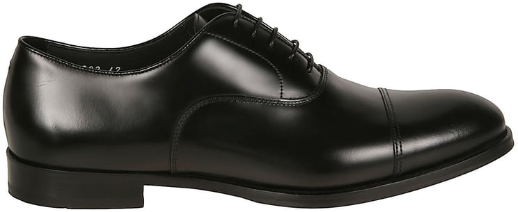 Doucal's Cap Toe Oxfords Black