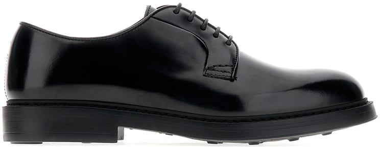 Doucal's Doucal's Black leather lace-up shoes